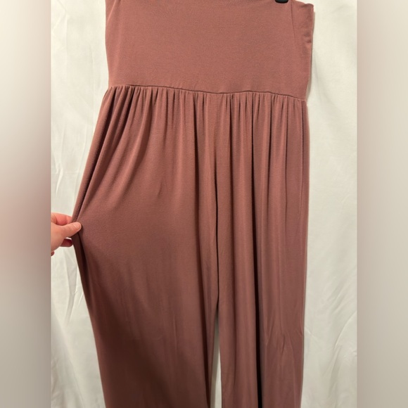 Athleta Wide Leg Studio Pant Tawny Rose Size Large - Picture 4 of 12